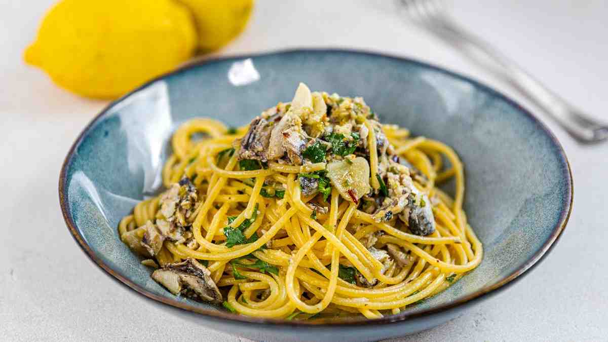 Sardine pasta recipe